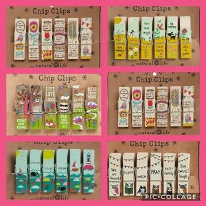 💖IN SEARCH OF💖 NATURAL LIFE Chip Clip Sets